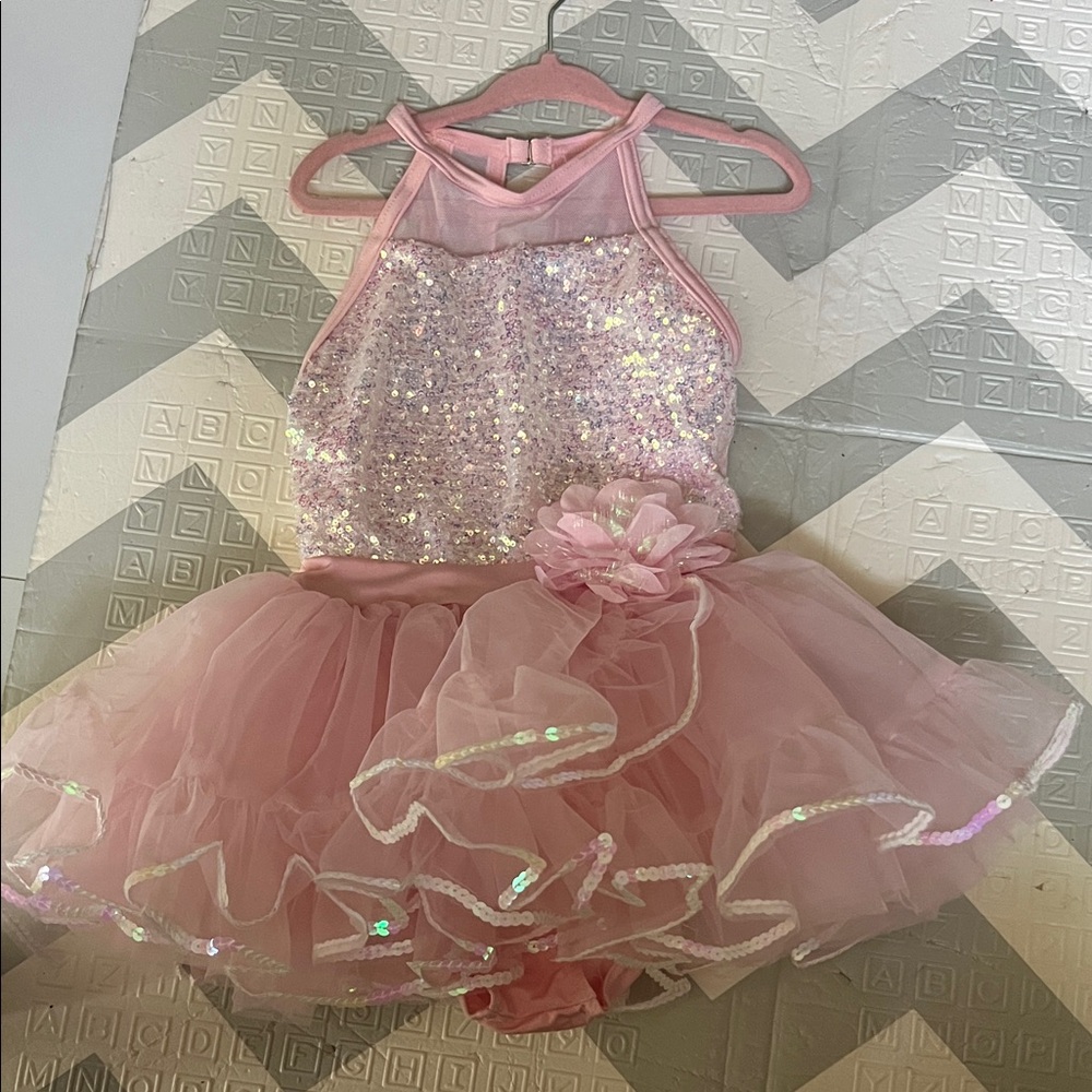 Sparkling Pink Tutu Dress for Kids